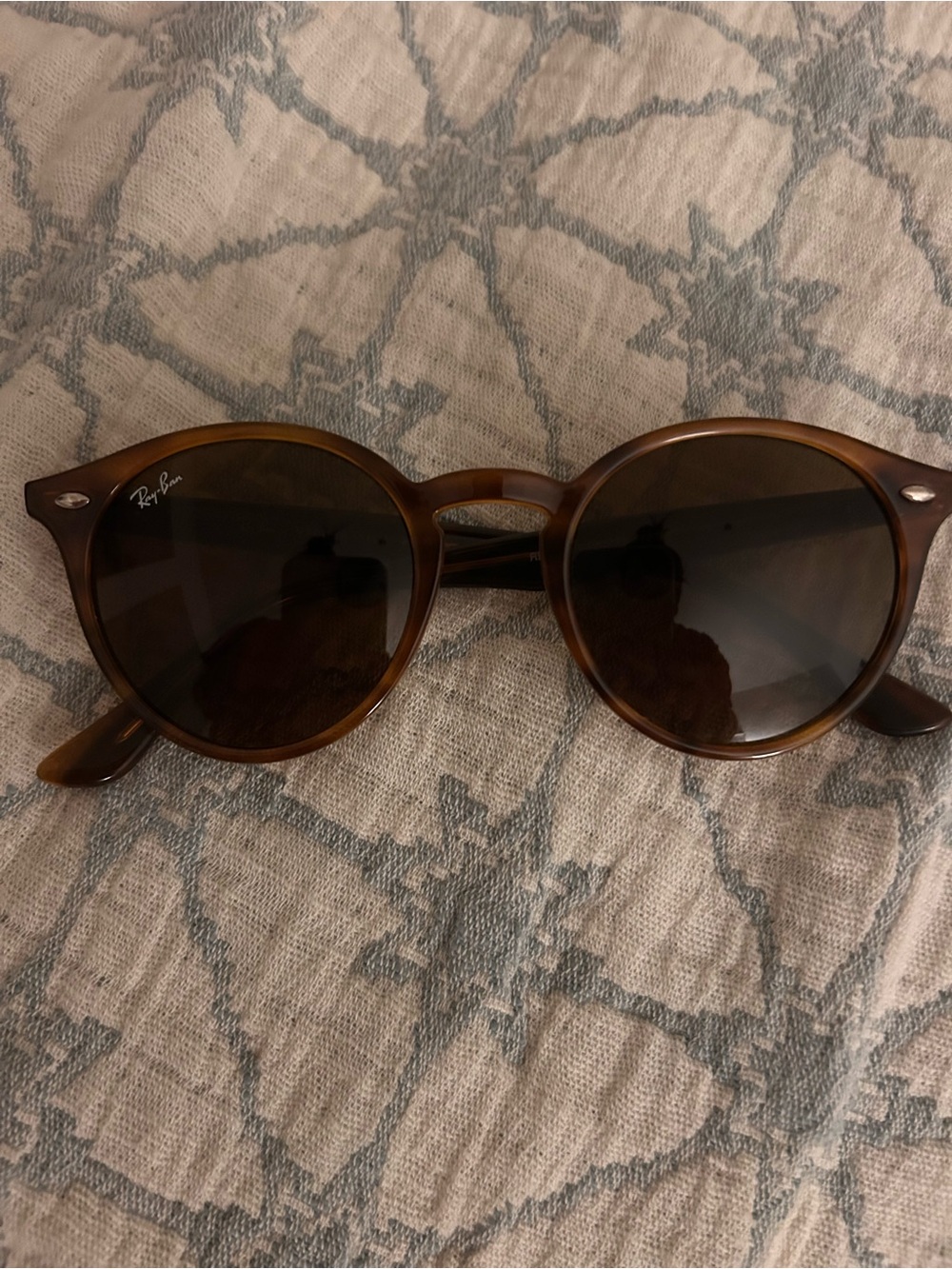 Ray-Ban Highstreet 49mm round Sunglasses - Picture 5 of 6